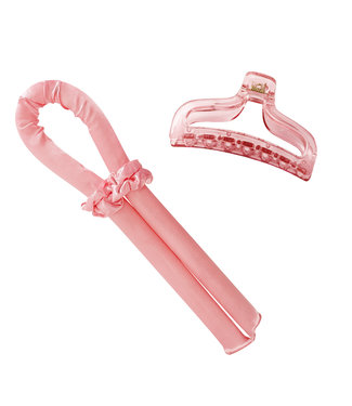 Heatless Curl Set / Pink