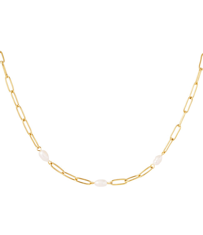 Chained Pearls Necklace