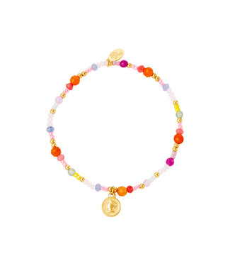 Colored Coin Bracelet