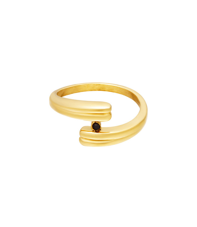 Gold Chic Twisted Ring