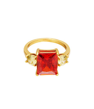 Square Gem Ring