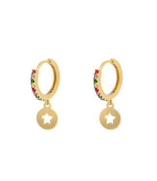 Shiny Star Earrings