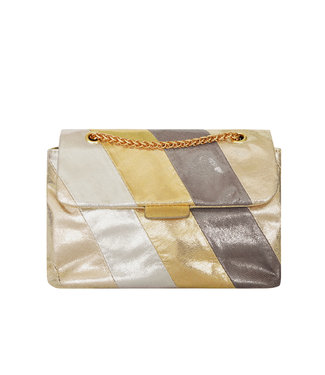 Colorful Stripes Bag / Gold