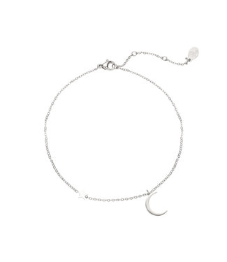 Silver Moonlight Anklet