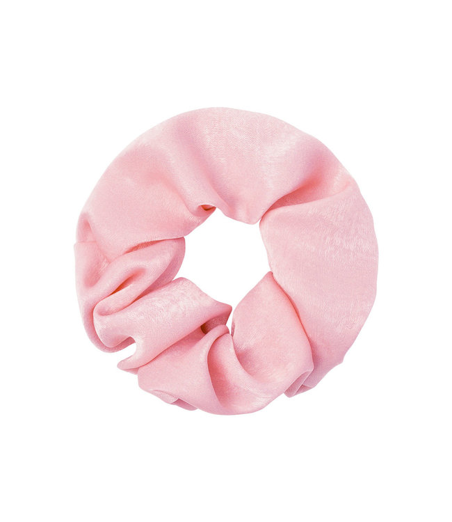 Satin Feel Scrunchie / Pale Pink