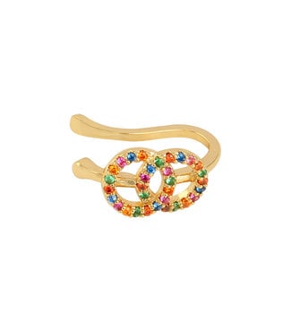 Rainbow Earcuff