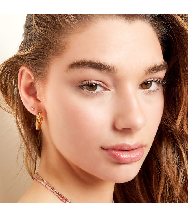 Structured Hoop Earrings