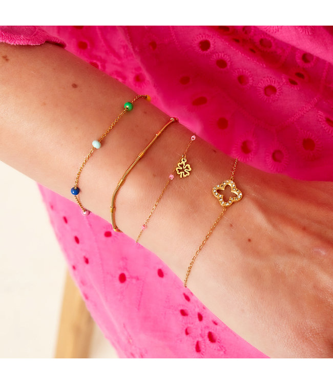 Double Lucky Bracelet / Pink