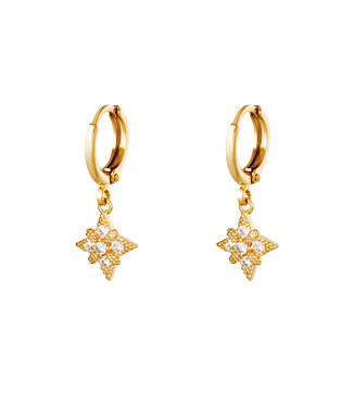 Diamond Star Earrings