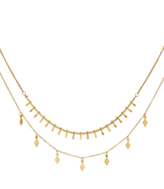 Layerd Charms Necklace