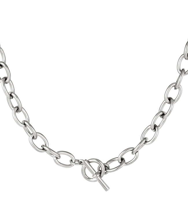 Chunky Pin Lock Necklace