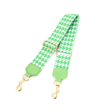 Checkered Bag Strap / Green