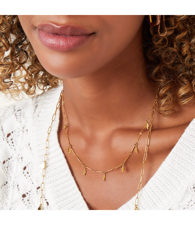 Linked Thunderbolts Necklace