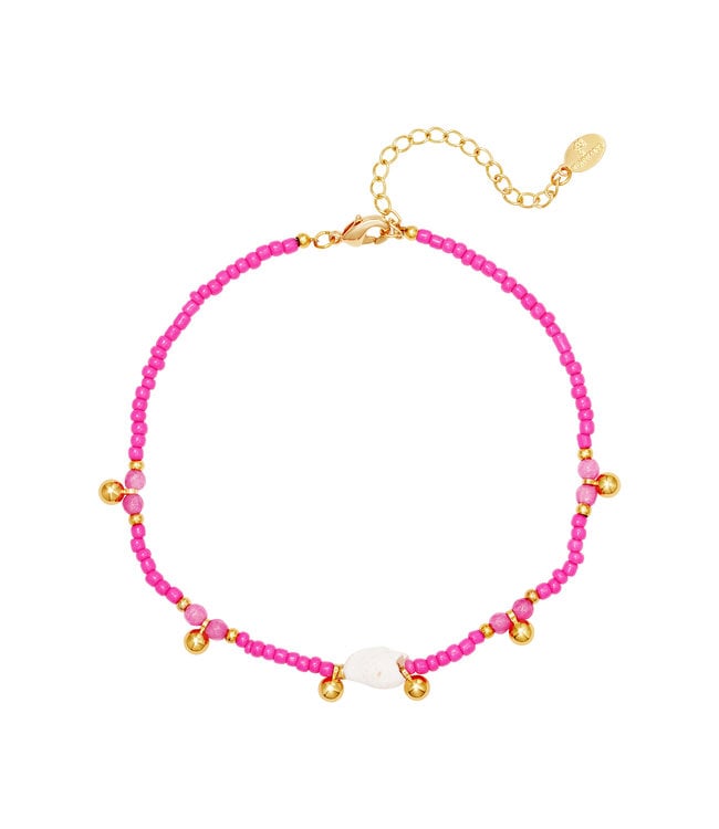 Fun Fair Anklet / Fuchsia