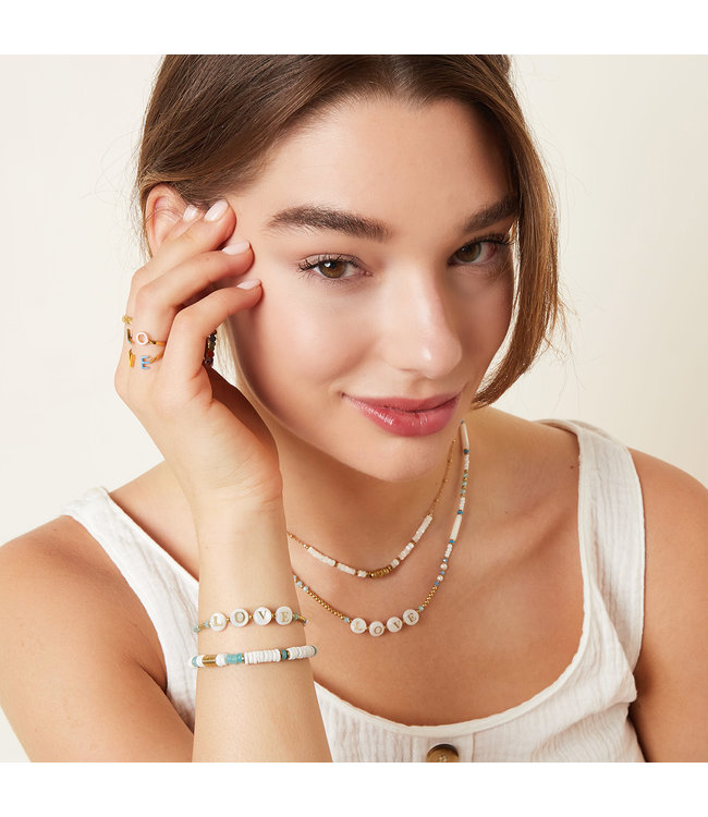 Love Letters Beads Bracelet