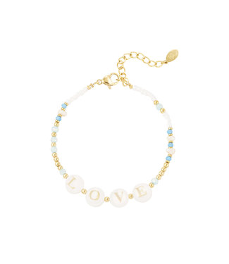 Love Letters Beads Bracelet