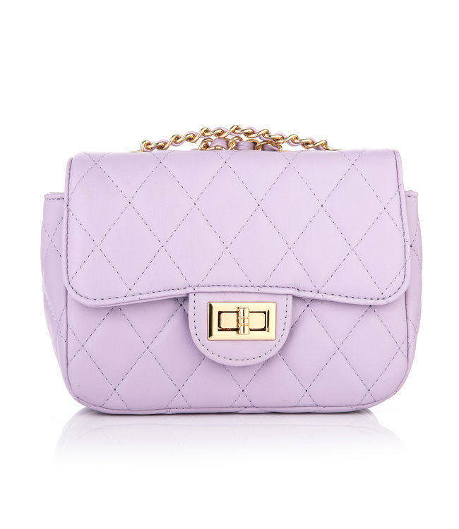 Quilted Padded Bag / Lilac