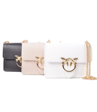 Golden Birds Bag / White