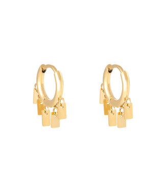 Floating Rectangles Earrings