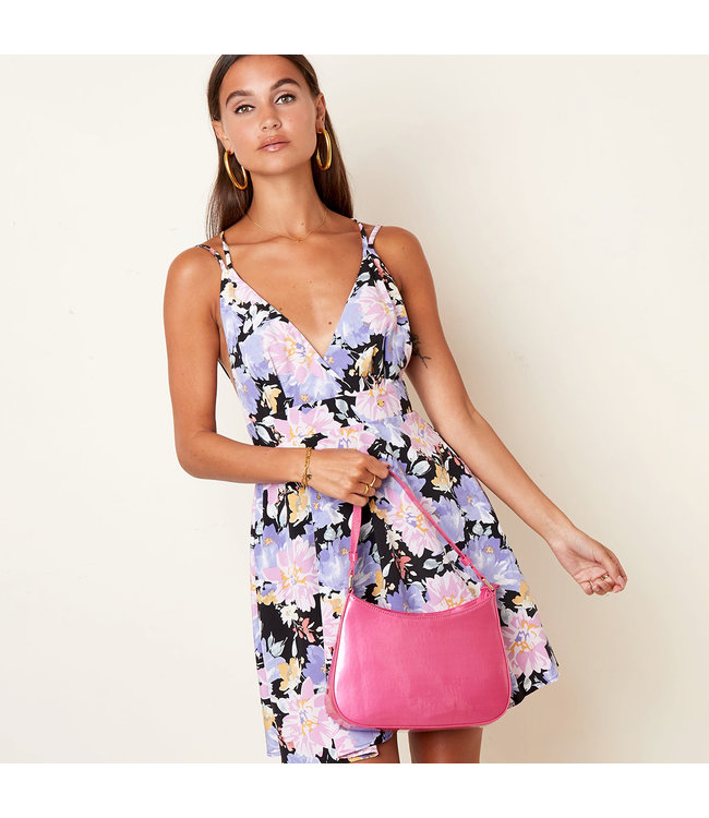 Lacquer Look Bag / Fuchsia