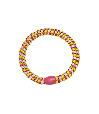 Knekki Hair Tie / Pink Yellow