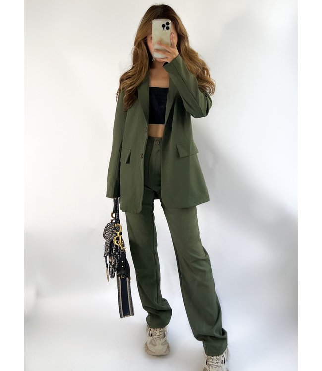 Classy Blazer / Army Green
