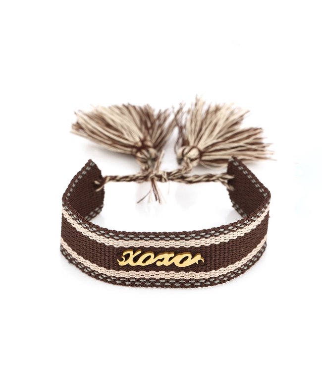 Woven XOXO Bracelet