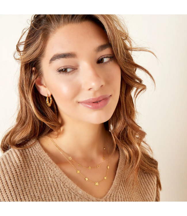 Five Clovers Necklace