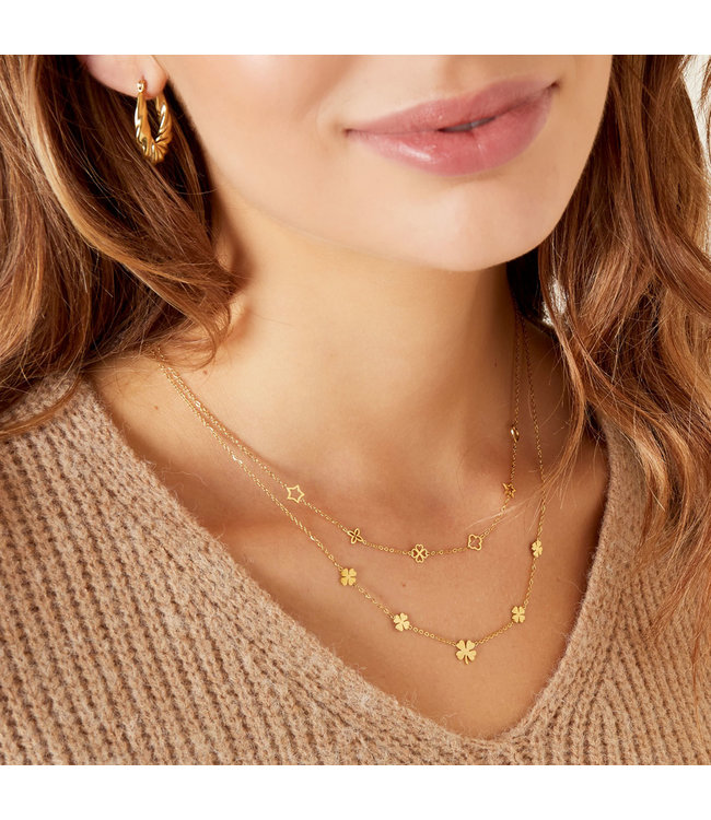 Five Clovers Necklace