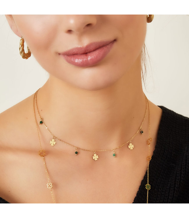 Clover Beads Necklace