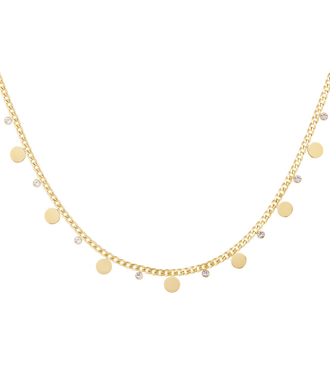 Strass Circles Necklace