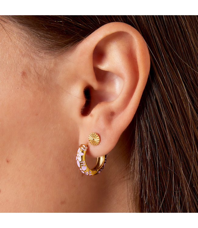 Flower Pattern Earrings