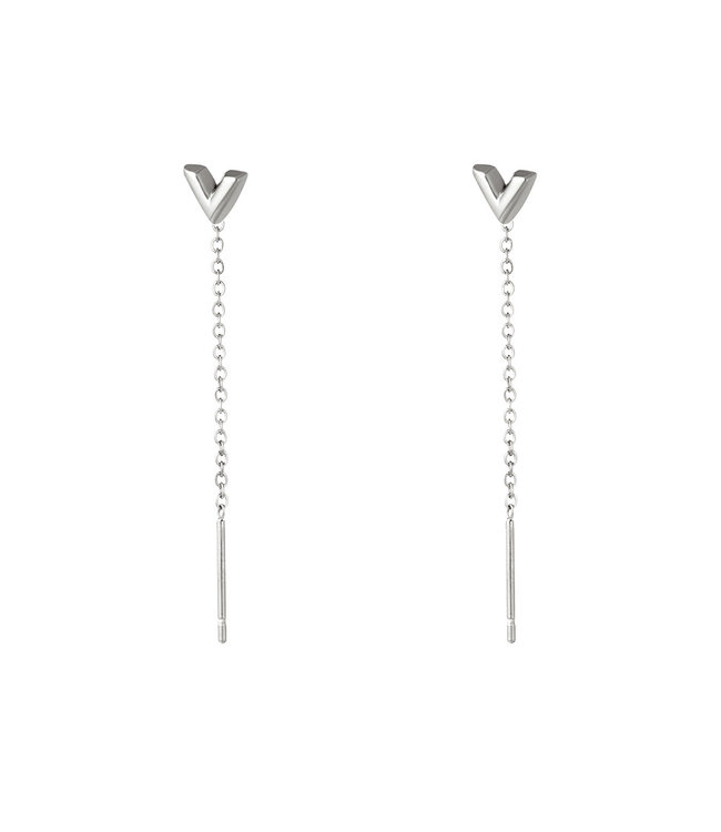 V Dangle Earrings