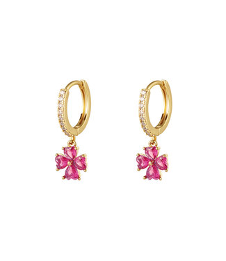 Sparkle Flower Earrings