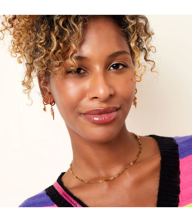 Sparkling Thunderbolt Earrings