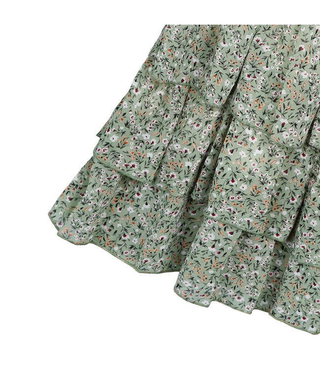 Lenna Flower Dress / Green