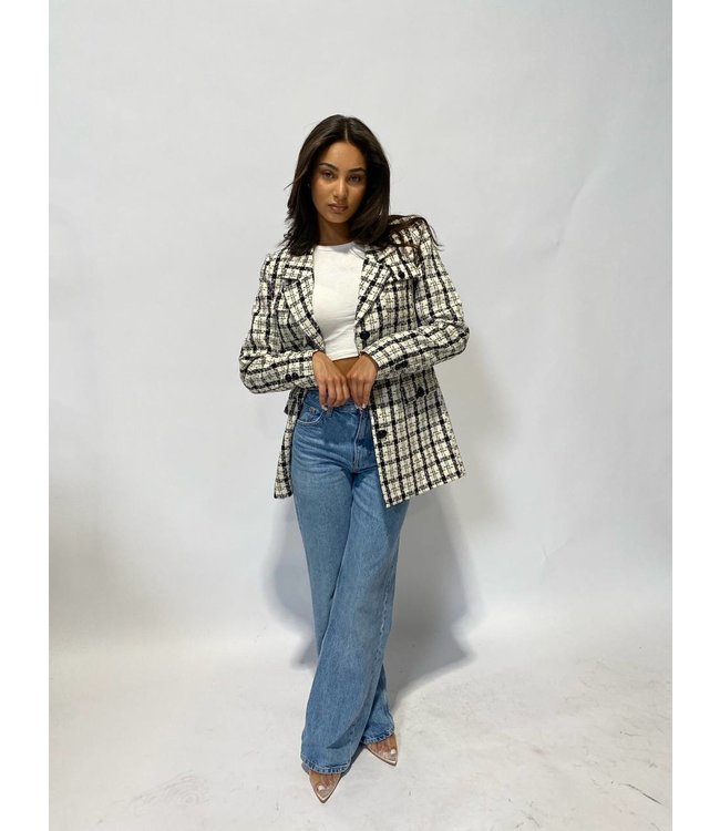 Checkered Blazer