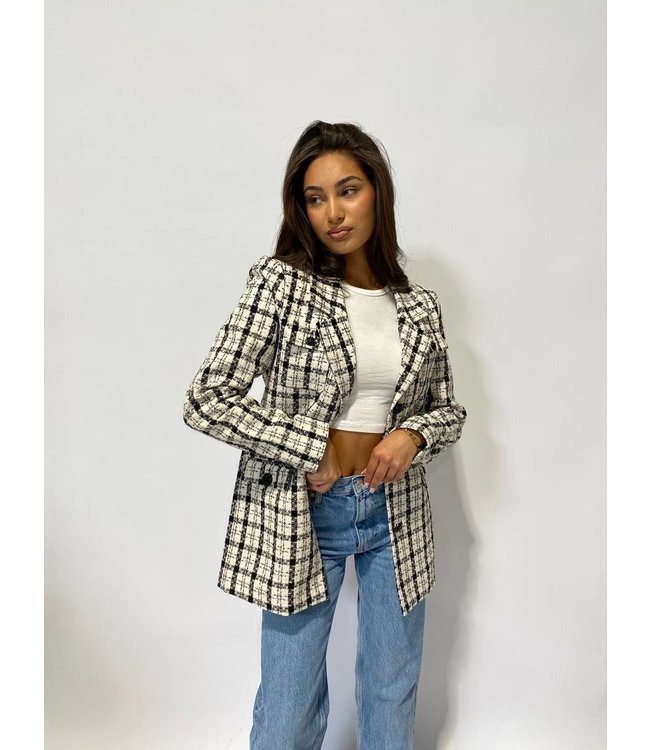 Checkered Blazer