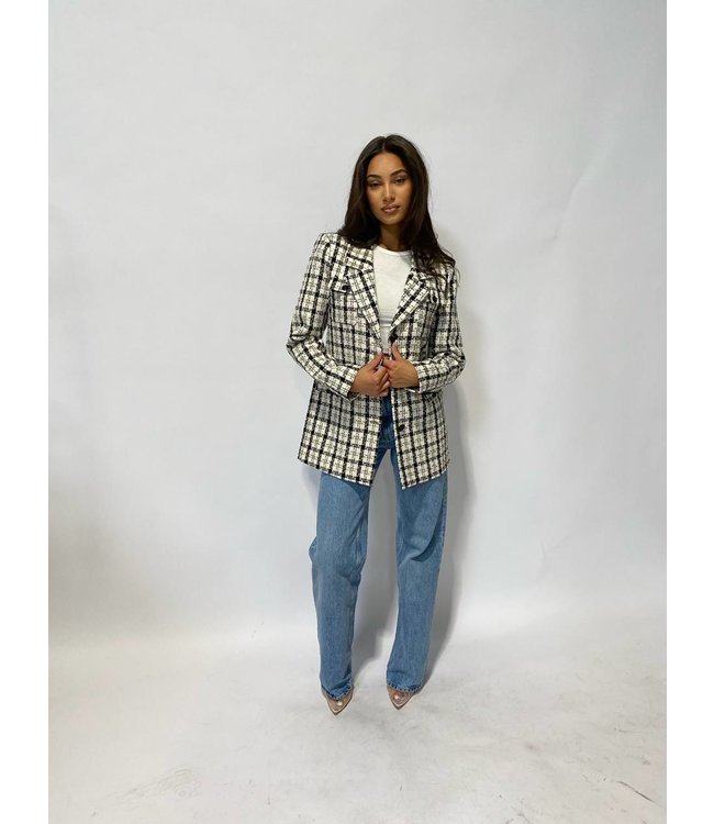 Checkered Blazer