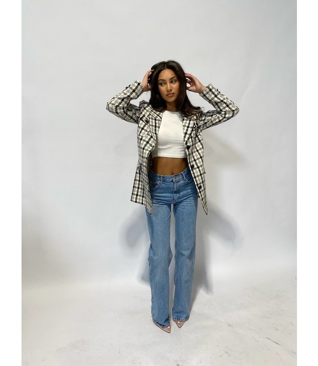 Checkered Blazer