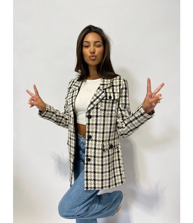 Checkered Blazer