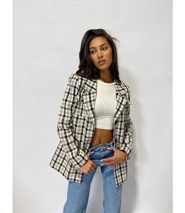 Checkered Blazer
