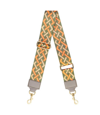 Woven Bag Strap / Army Green