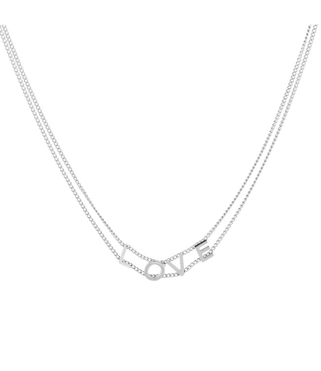 Double LOVE Necklace