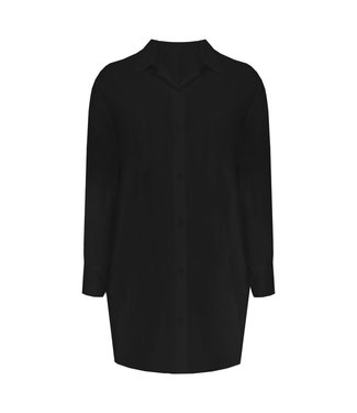 Basic Long Blouse / Black