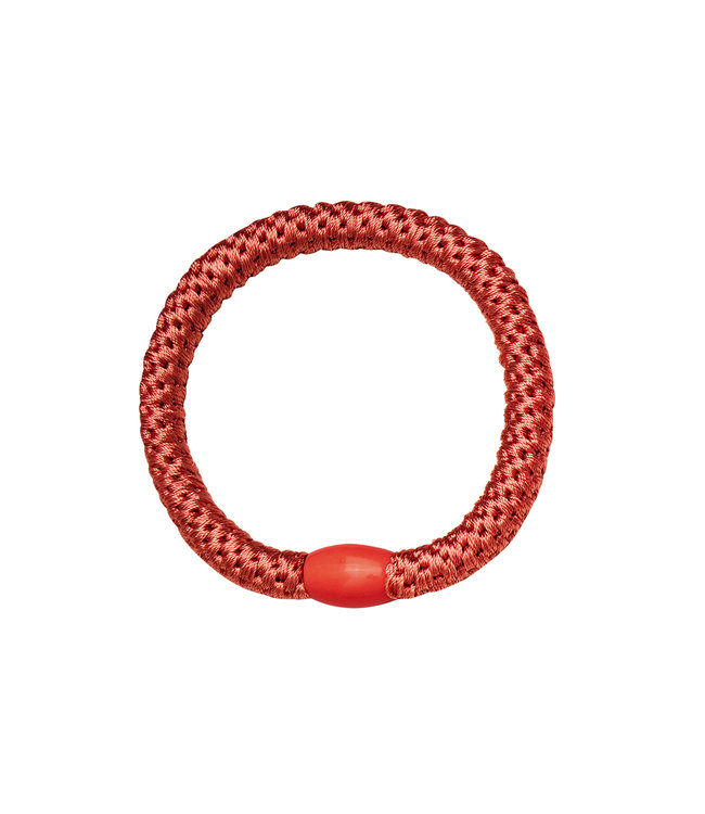 Knekki Hair Tie / Coral Red