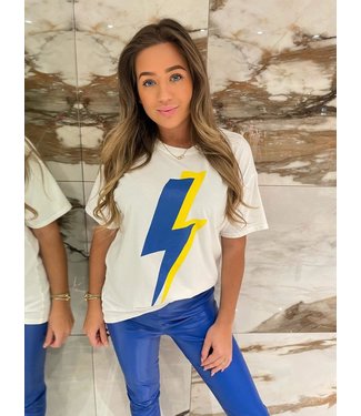 Thunderbolt Tee / Blue