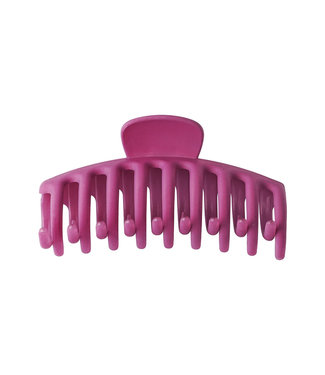 Matt Hair Clip / Fuchsia