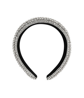 Rhinestone Headband / Silver