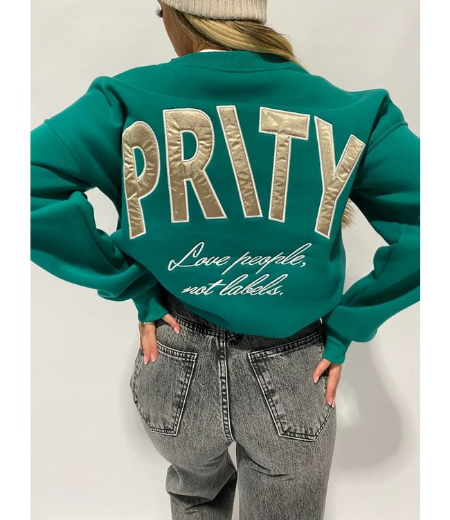 Prioritize Me Sweater / Emerald Green